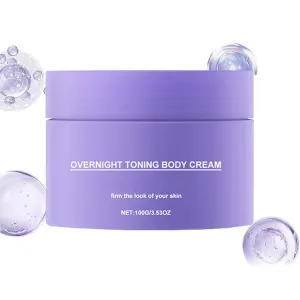 Overnight Toning Whip,Anti Wrinkle Moisturizing Cream,Smooth Lift Tightening Gel,Body Firming Whip That Works While You Sleep,Helps Target The Appearance Of Loose Skin On The Body (1)