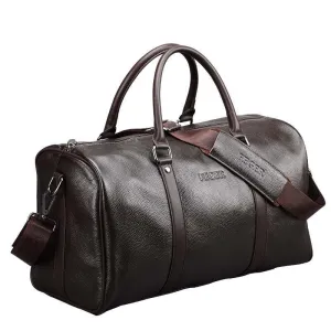 Oversized Weekend Leather Travel Duffel