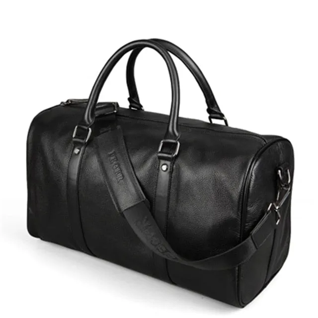 Oversized Weekend Leather Travel Duffel