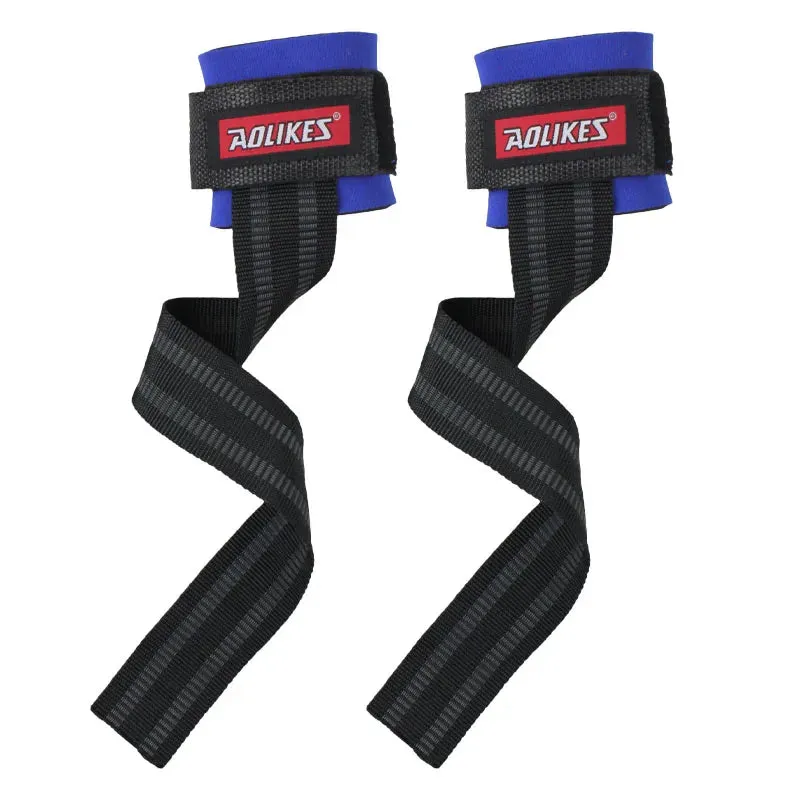 Pair of Non Slip Gym Dumbbell Lifting Straps