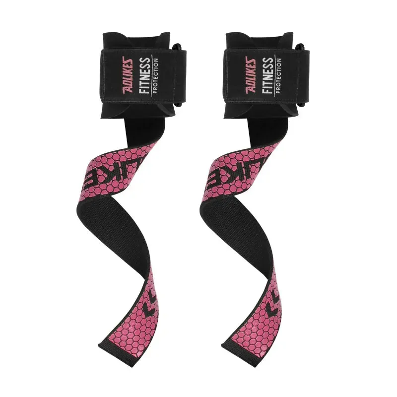 Pair of Non Slip Gym Dumbbell Lifting Straps