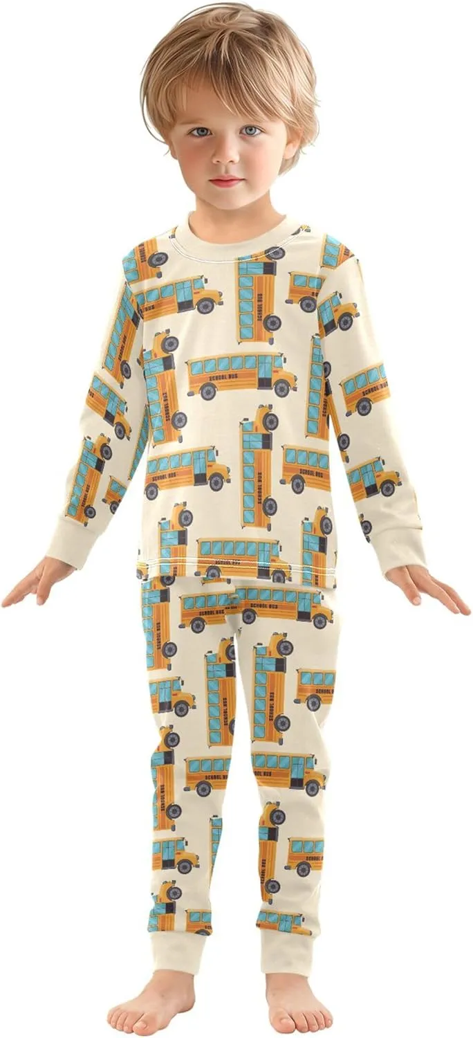 Pajama Sets Long Sleeve Top with Pants Cotton Soft Sleepwear 2 Piece Pjs Set