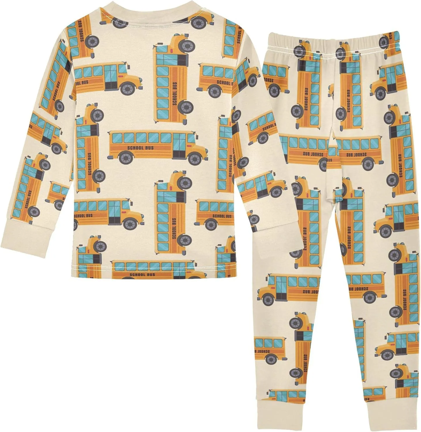 Pajama Sets Long Sleeve Top with Pants Cotton Soft Sleepwear 2 Piece Pjs Set