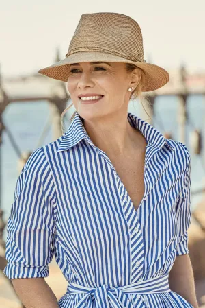 Palma Raffia Natural Fedora - Canopy Bay by Deborah Hutton