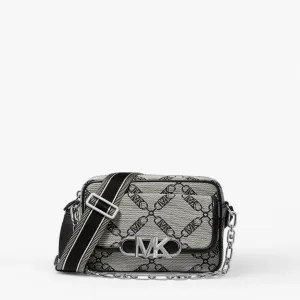 Parker Medium Empire Logo Jacquard Crossbody Bag