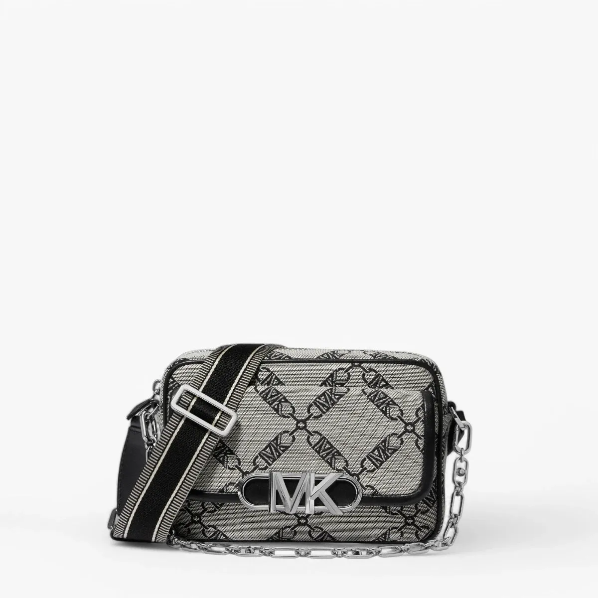 Parker Medium Empire Logo Jacquard Crossbody Bag
