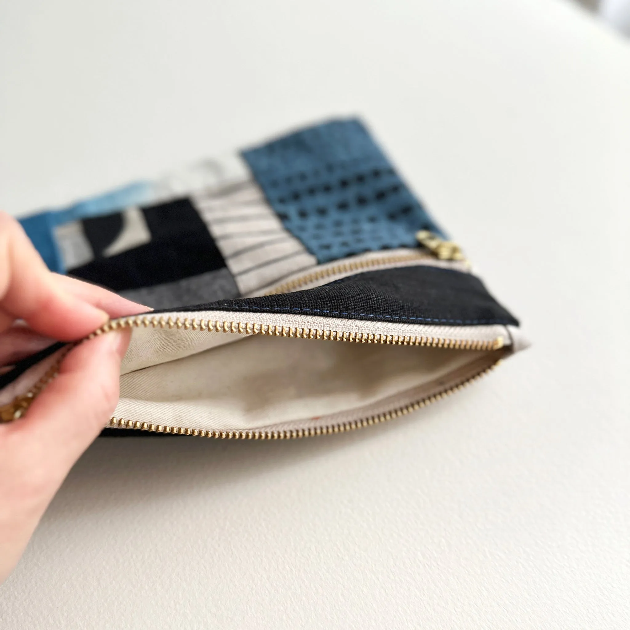 Patchwork Zip Bag - No.1