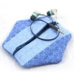 Patchwork Zipper Pouches Emb CD