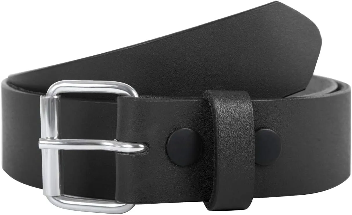 PBF Leather Gun Belt for Men - 1.5" Concealed Carry Belt - Heavy Duty & Durable