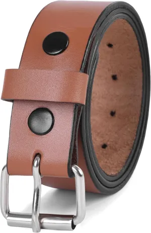PBF Leather Gun Belt for Men - 1.5" Concealed Carry Belt - Heavy Duty & Durable