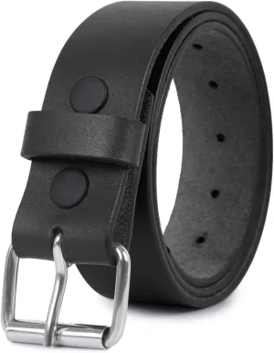 PBF Leather Gun Belt for Men - 1.5" Concealed Carry Belt - Heavy Duty & Durable