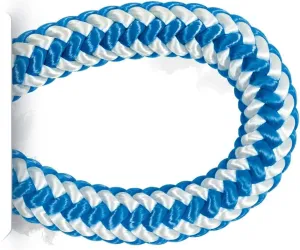 Pelican Rope 16-Strand Arborist Rope, 1/2 in (12.7 mm), 7000 lbs MBS, Static Climbing Rope, Rescue Operations, High Visibility, 120 ft, Sewn Eye, Blue/White