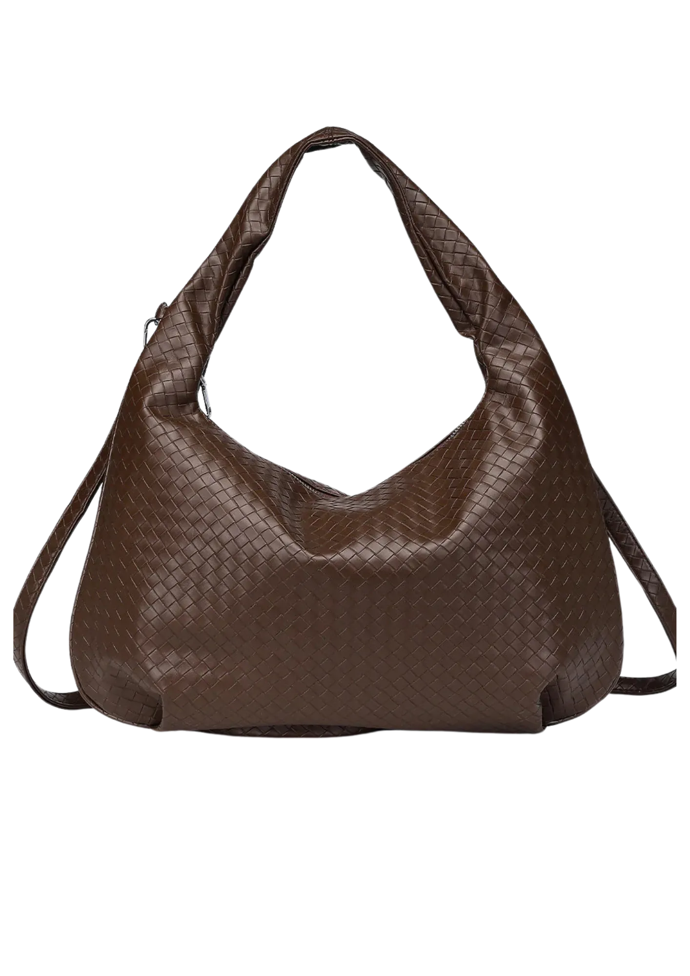 Peony Hobo Bag - Dark Brown