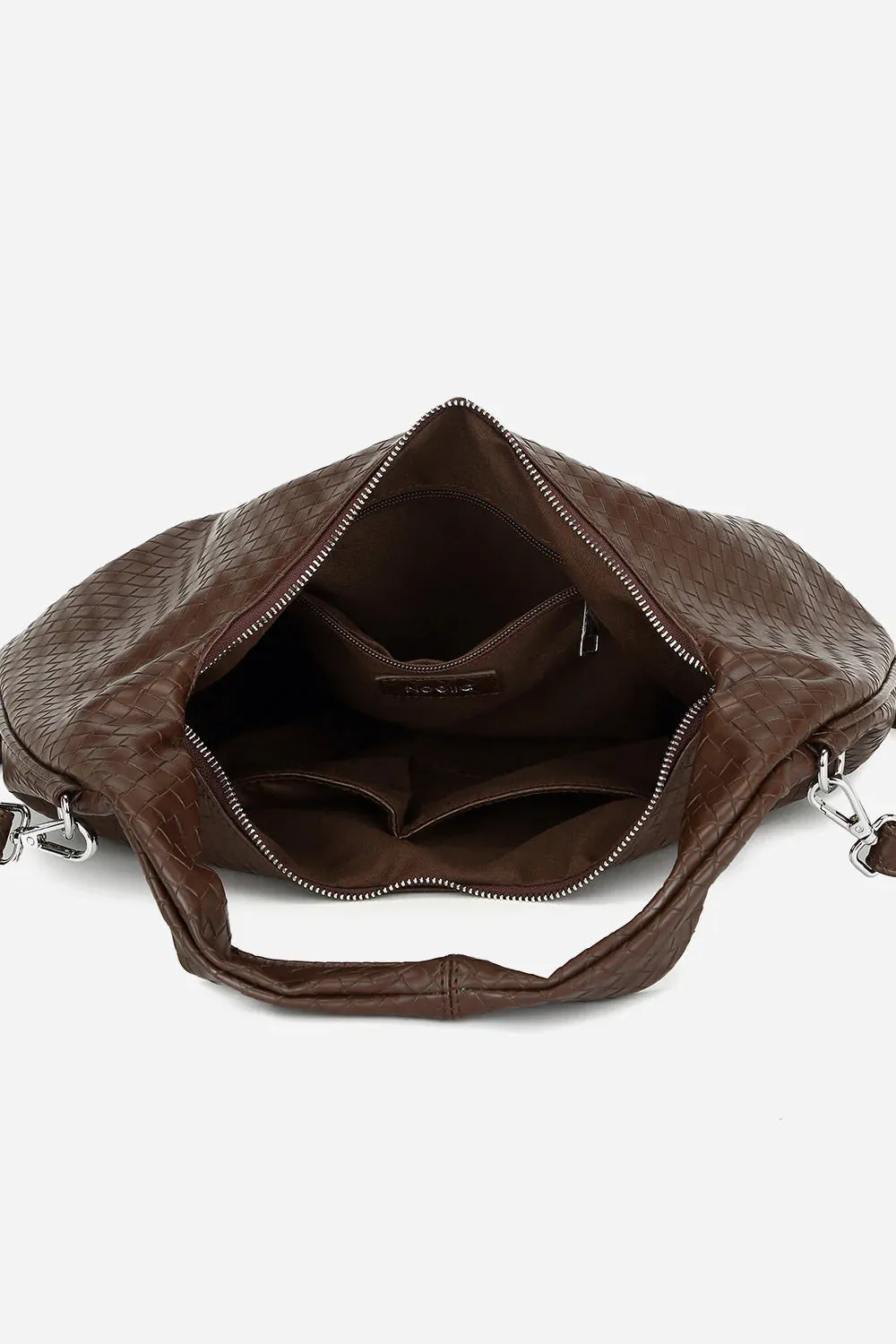 Peony Hobo Bag - Dark Brown