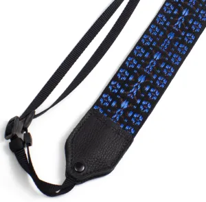 Perri's Blue Geo Hootenanny Nylon Camera Strap