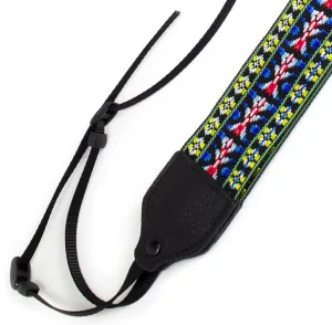 Perri's Blue/Yellow Hootenanny Nylon Camera Strap