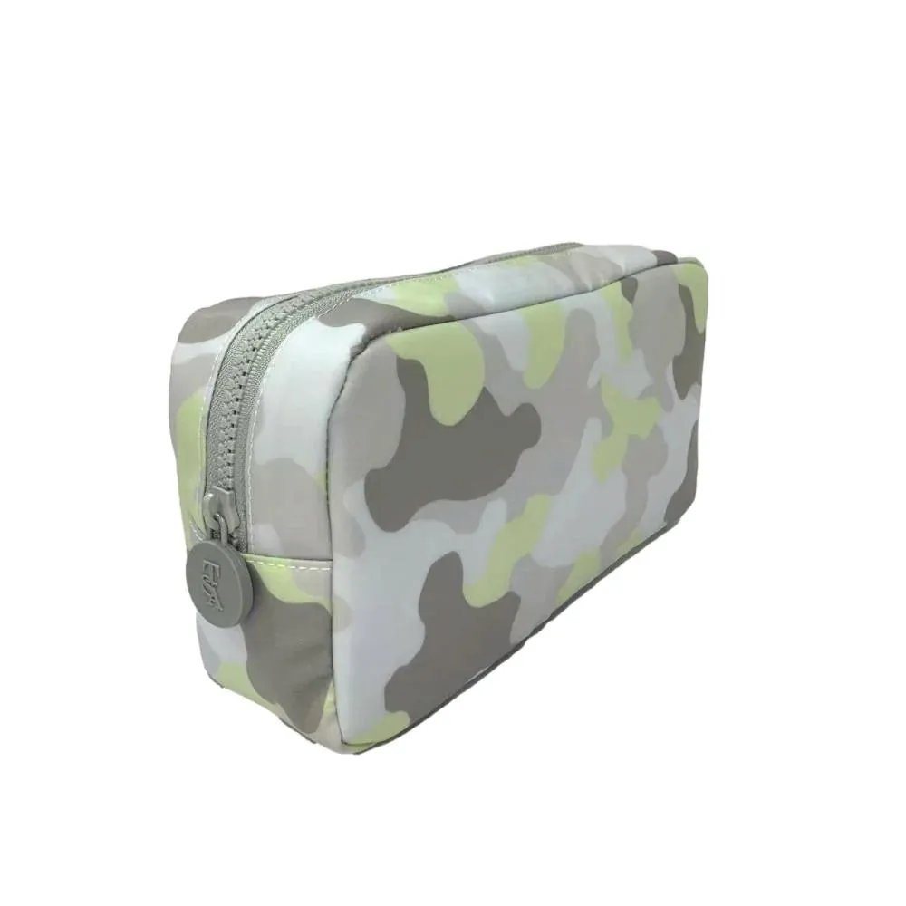 Personalized Glam Green Camo Pouch