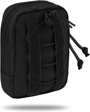 PETAC GEAR Tactical Vertical GP Pouch,Small MOLLE/Belt Medical Utility Organizer Pouches.