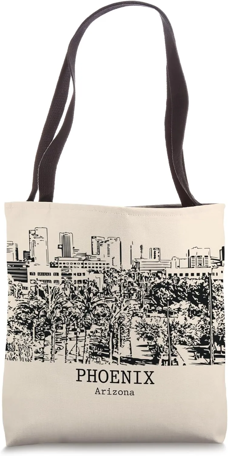 Phoenix Arizona Vintage Retro Travel Souvenir Tote Bag