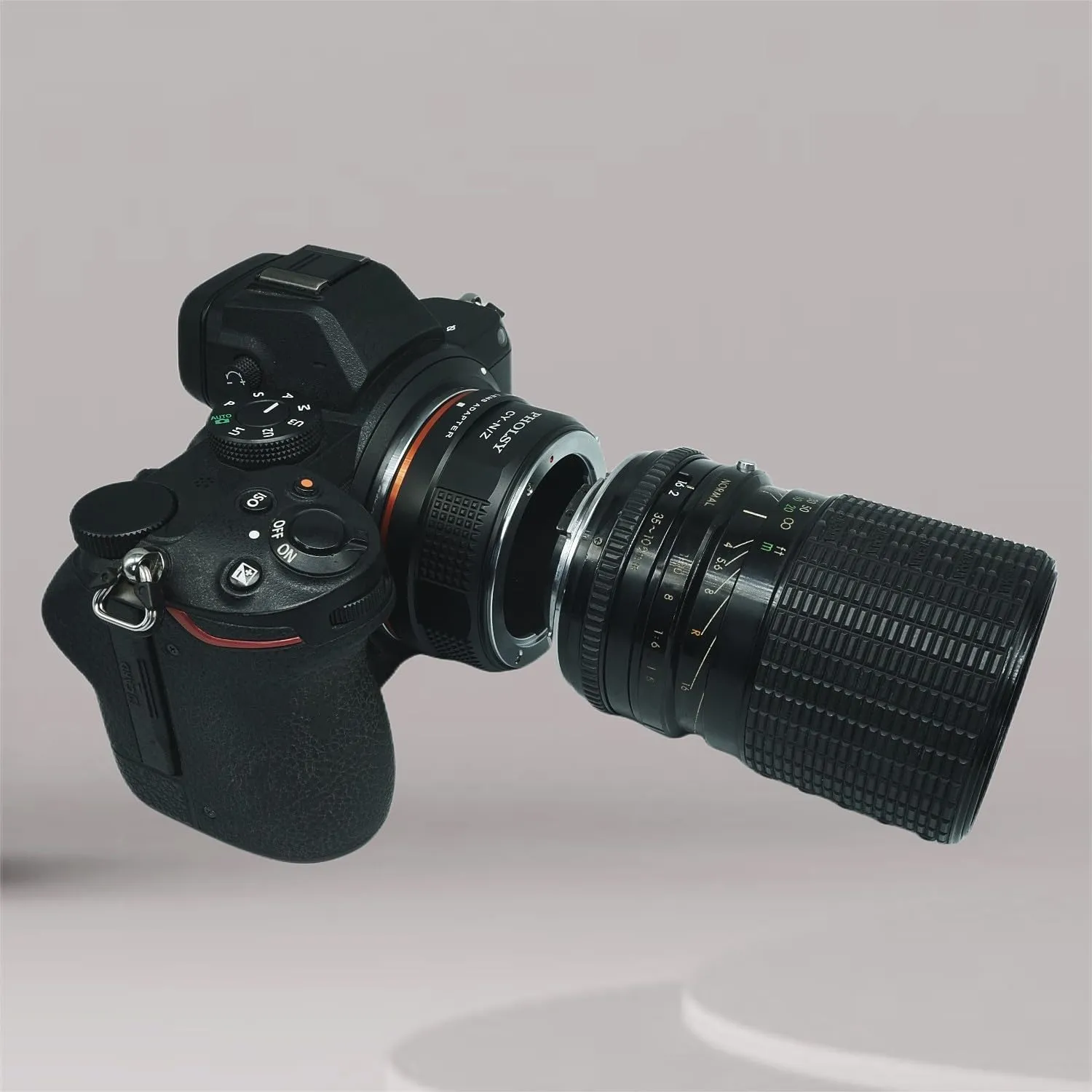 PHOLSY Lens Mount Adapter Manual Focus: Compatible with Contax/Yashica (C/Y) Lens to Z Camera Body