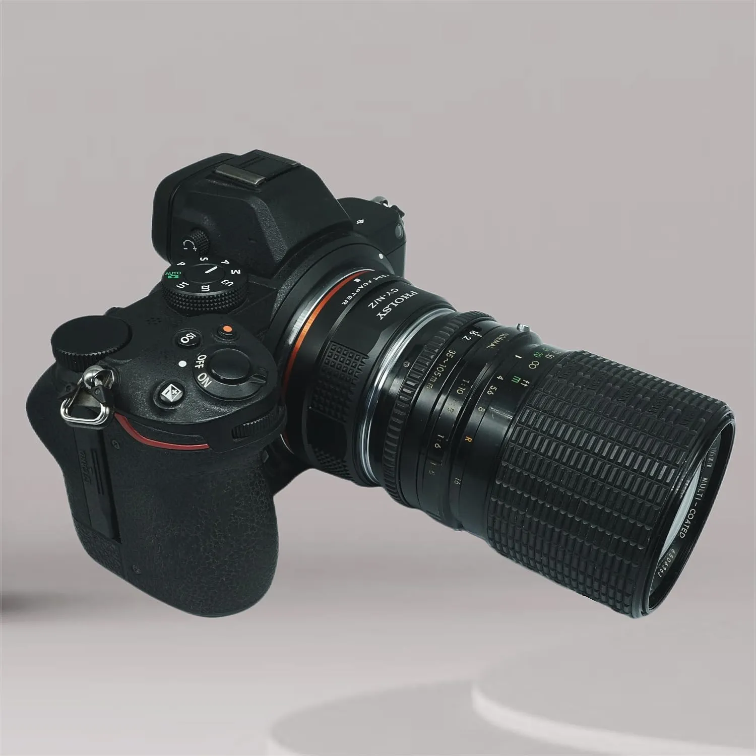 PHOLSY Lens Mount Adapter Manual Focus: Compatible with Contax/Yashica (C/Y) Lens to Z Camera Body