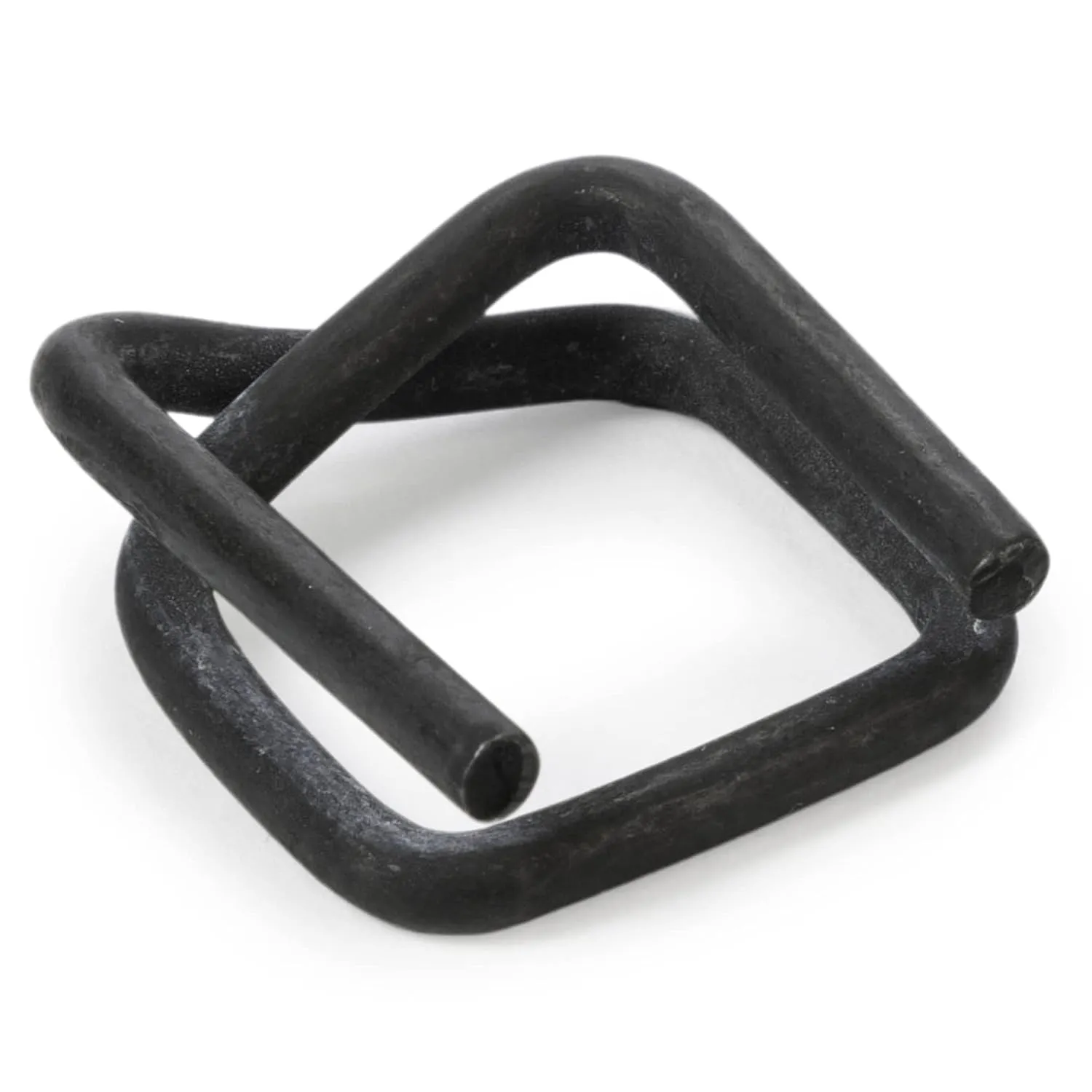 Phosphate Cord Strapping Buckles 1/2", Pack of 1000 - Heavy-Duty Metal Buckles with Phosphate Coating for Woven Cord Strapping - Reusable Metal Wire Buckle for Strapping - SKU BP-12 by IDL Packaging