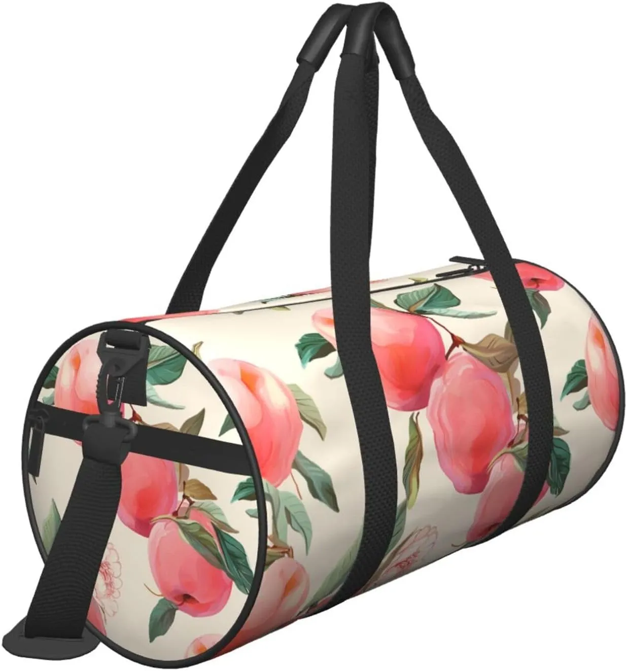 Pink Peach Travel Duffle Bag for Men Women Sport Gym Bag Foldable Weekender Bag Carry on Overnight Bag for Travel Swimming Basketball