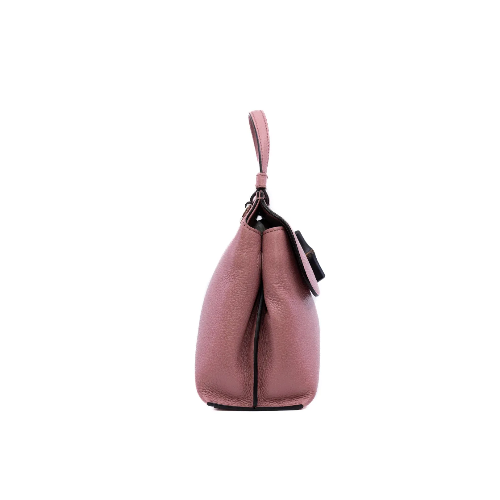pink tote with handle bag
