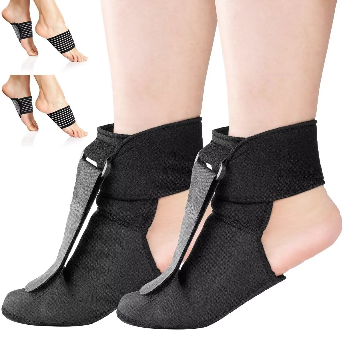Plantar Fasciitis Relief Night Splint,Planters Facetious Brace Relief with Arch Support for Sleeping, Foot Drop ,Achilles Tendonitis ,Planters Facetious Relief Night Sling for Women & Men(Medium)