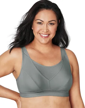 PLAYTEX Women's Secrets Bounce Control Wirefree, Anchorstrap Moisture Wicking Wireless Bra