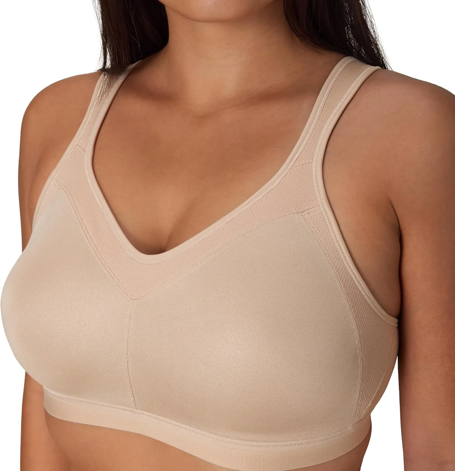 Playtex Women's Wireless Bra, 18 Hour Plus-Size Bras Available, Moisture-Wicking, Full Coverage, 4159