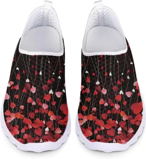 POLERO Water Shoes Fashion Shoes Lightweight Slip-On Shoes Flat Casual Walking Shoes for Women