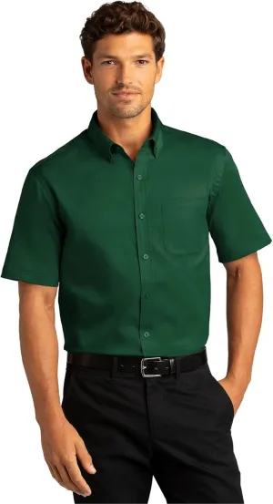 Port Authority Men's Short Sleeve SuperPro React Twill Button-Down Shirt