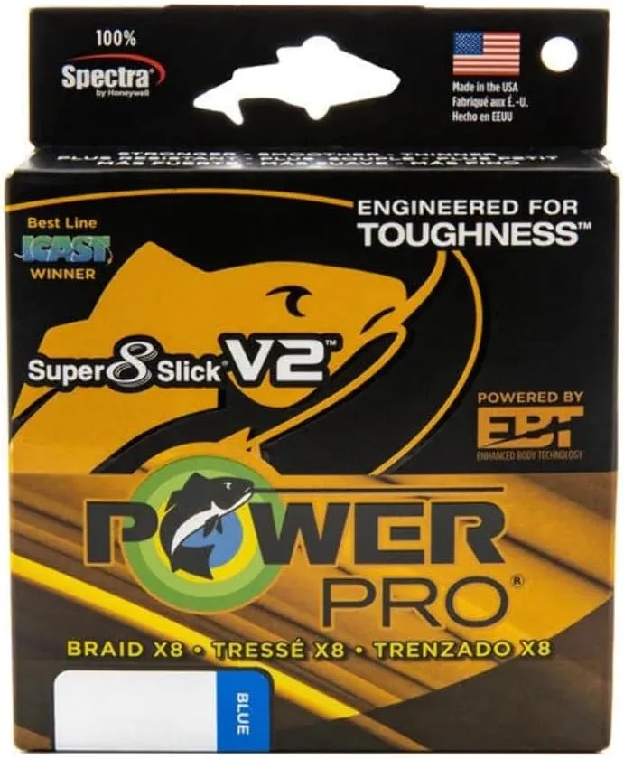 POWER PRO Super8Slick V2 Aqua Green Braided Line