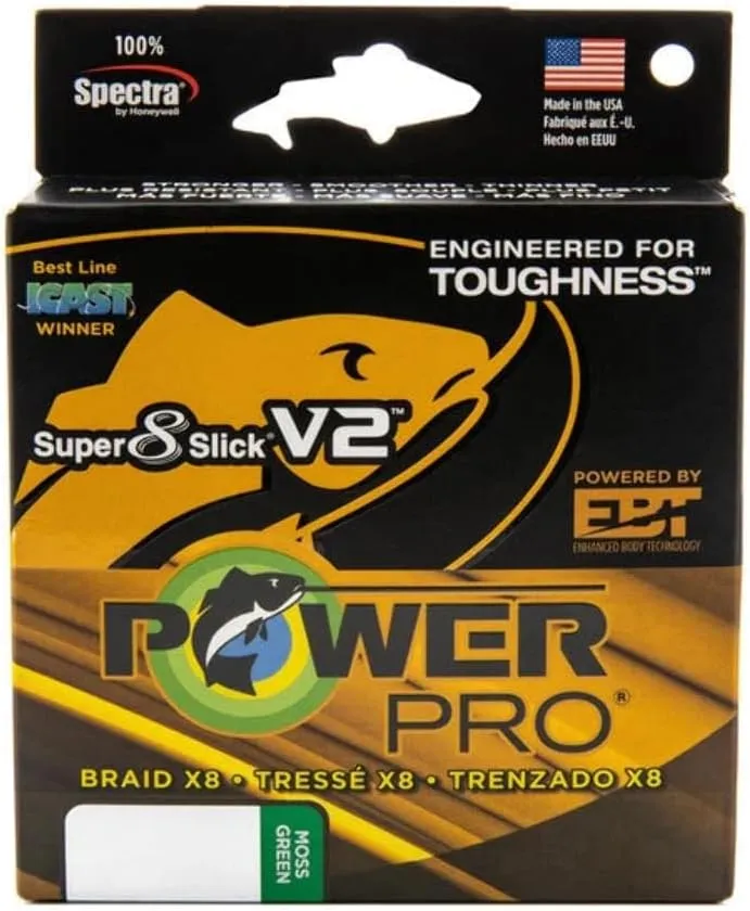 POWER PRO Super8Slick V2 Aqua Green Braided Line