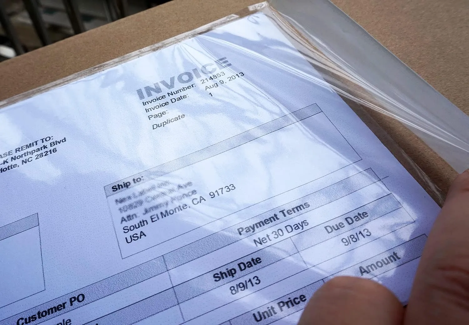 Premium 6''x10'' Packing List Envelope, Tailored Size for Letter-size Paper Folded in Half, Adhesive Shipping Label Pouch/Sleeve (100 pack)