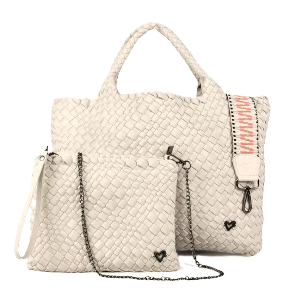 preneLOVE® London Woven Large Tote