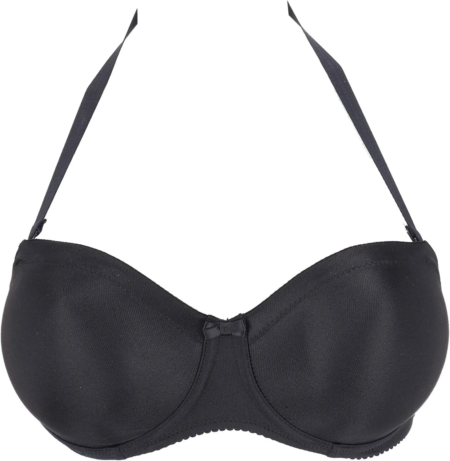 Primadonna Satin Strapless Non Padded Black
