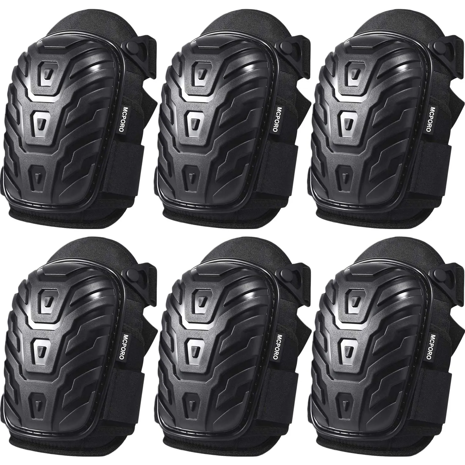 Professional Knee Pads for Work – Breathable Heavy Duty Construction Pads With Foam Padding for Construction, Gardening, Flooring with Adjustable Non-Slip Straps (3)