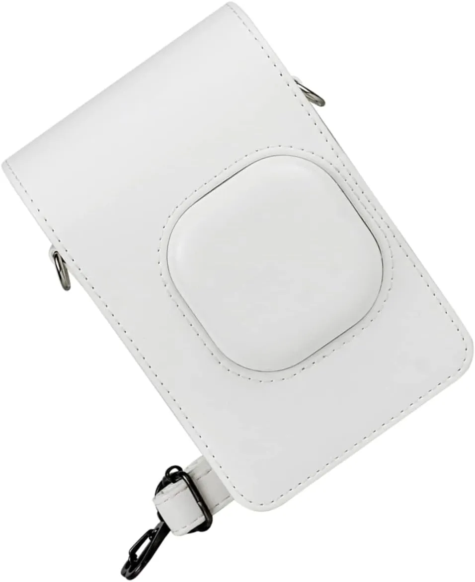 PU Leather Camera Shoulder Bag Protective Case for Mini Liplay Elegant Solid Color Design with Invisible Magnetic Lock Durable Stylish Camera Handbag for Everyday Use