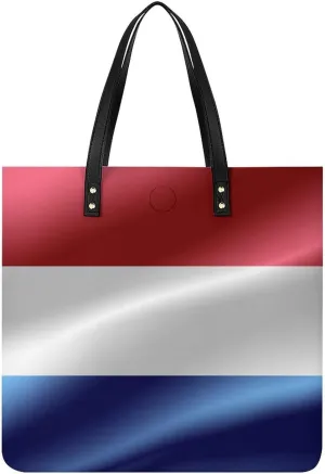 Pu Leather Tote Women Weekender Bag Shopping Handbag Travel Purse