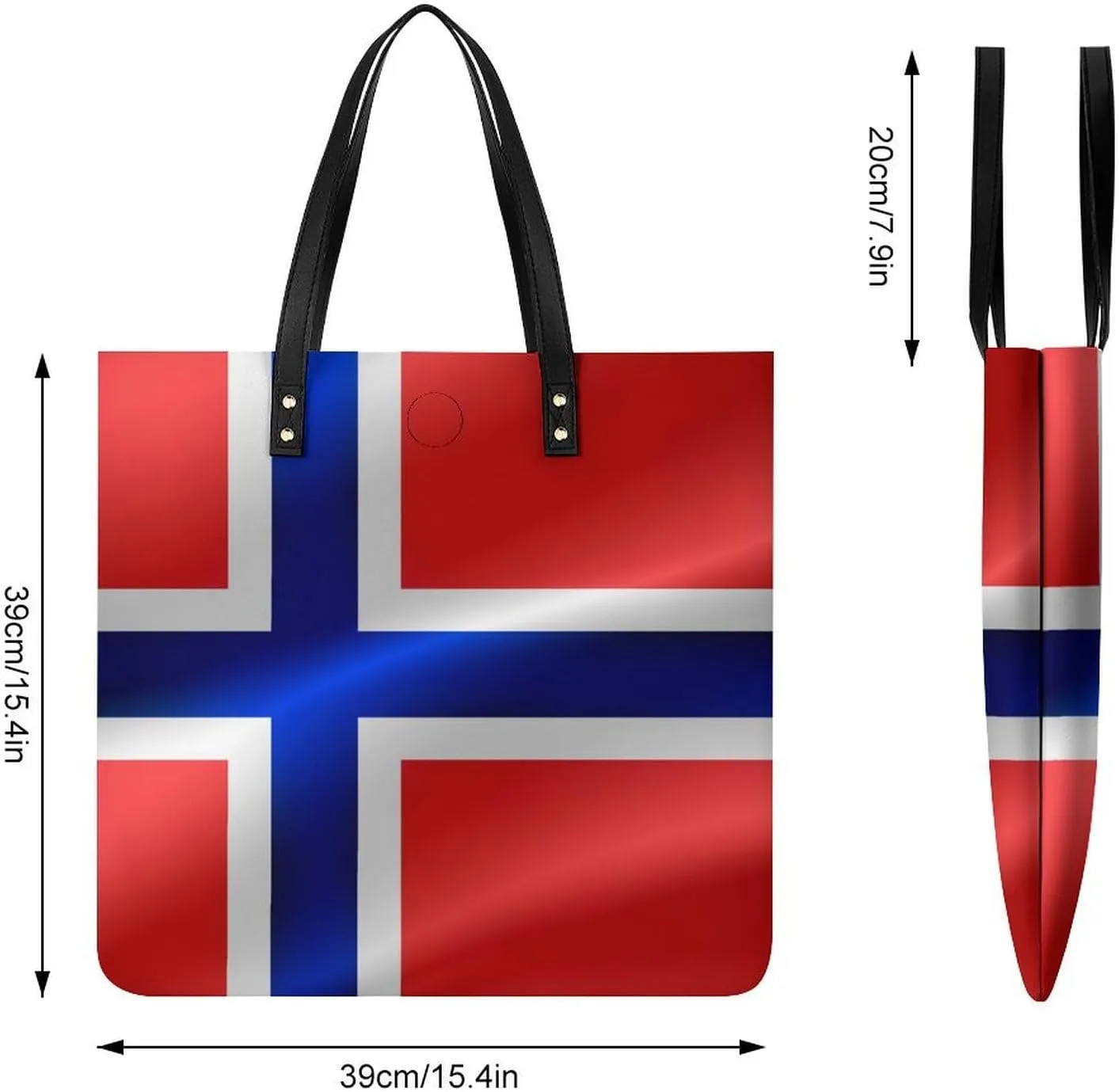 Pu Leather Tote Women Weekender Bag Shopping Handbag Travel Purse