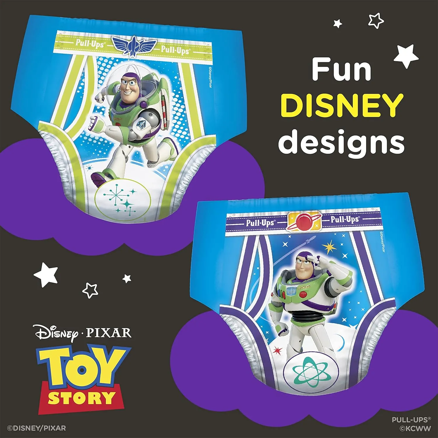 Pull-Ups Boys' Nighttime Potty Training Pants Training Underwear, 2T-3T, 21 Ct