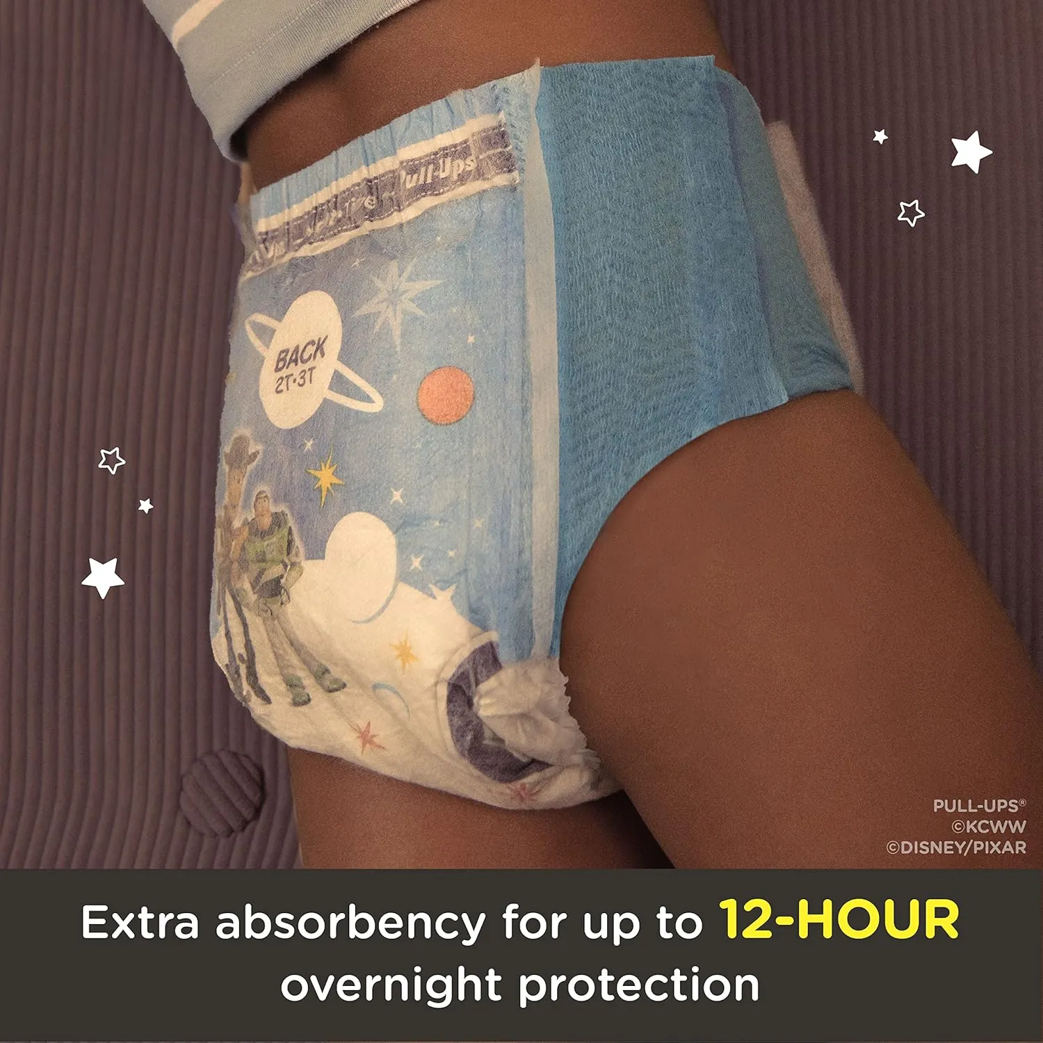 Pull-Ups Boys' Nighttime Potty Training Pants Training Underwear, 2T-3T, 21 Ct