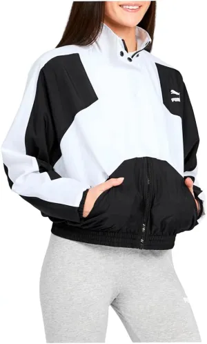 Puma - Womens Tfs Woven Track Jacket, Size: X-Small, Color: Puma Black