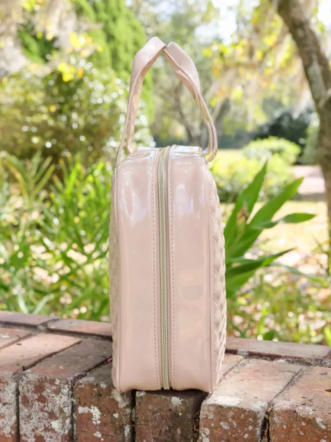Punta Cana Nude Patent Large Travel Case