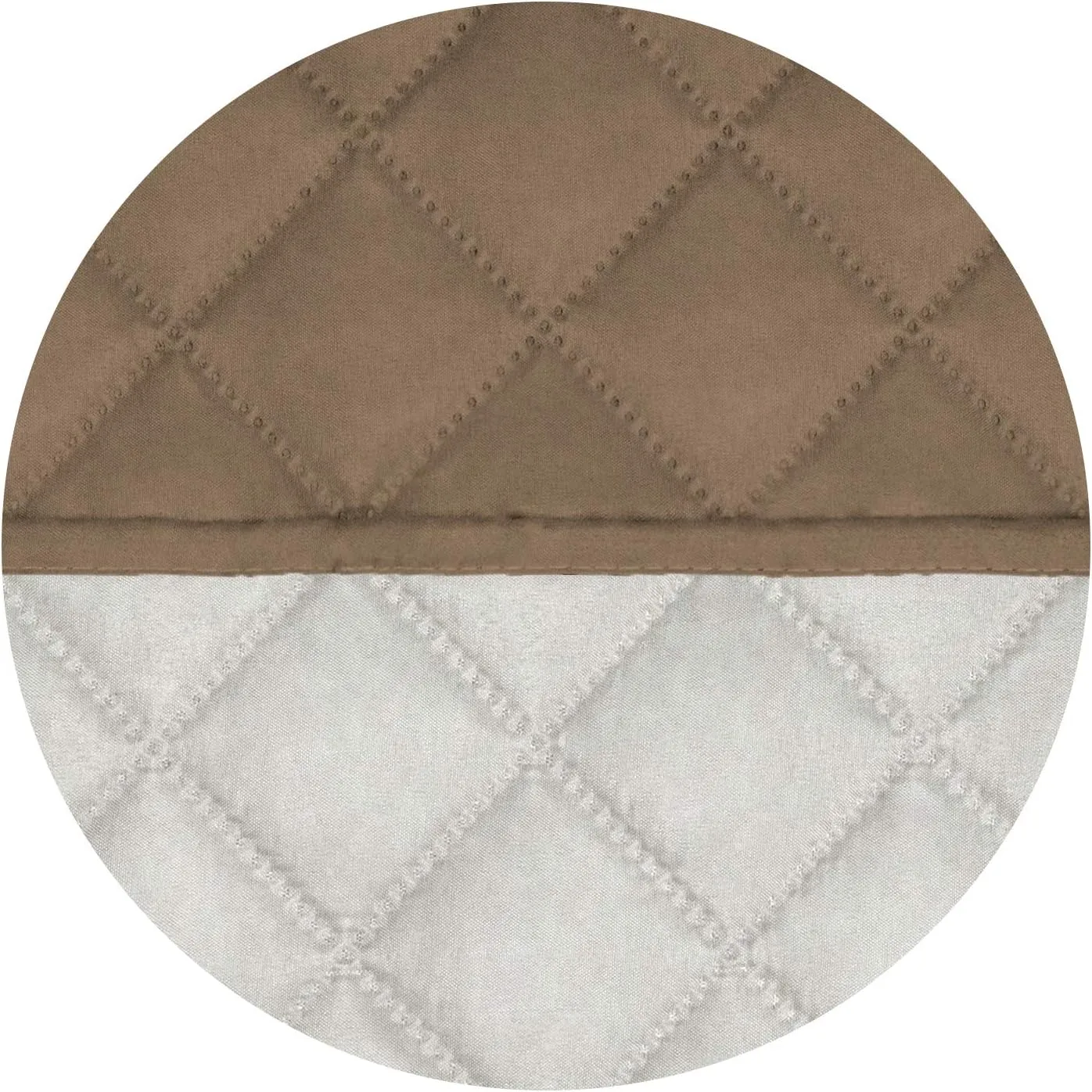 PureFit Reversible Quilted Sofa Cover, Water Resistant Slipcover Furniture Protector, Washable Couch Cover with Non Slip and Elastic Straps for Kids, Dogs, Pets (Sofa, Camel/Ivory)