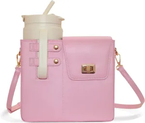 Purse for Stanley Cup,Water Bottle Bag Stanley Cup Holder with Strap Outdoor Crossbody Bag for Stanley Cup