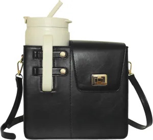 Purse for Stanley Cup,Water Bottle Bag Stanley Cup Holder with Strap Outdoor Crossbody Bag for Stanley Cup