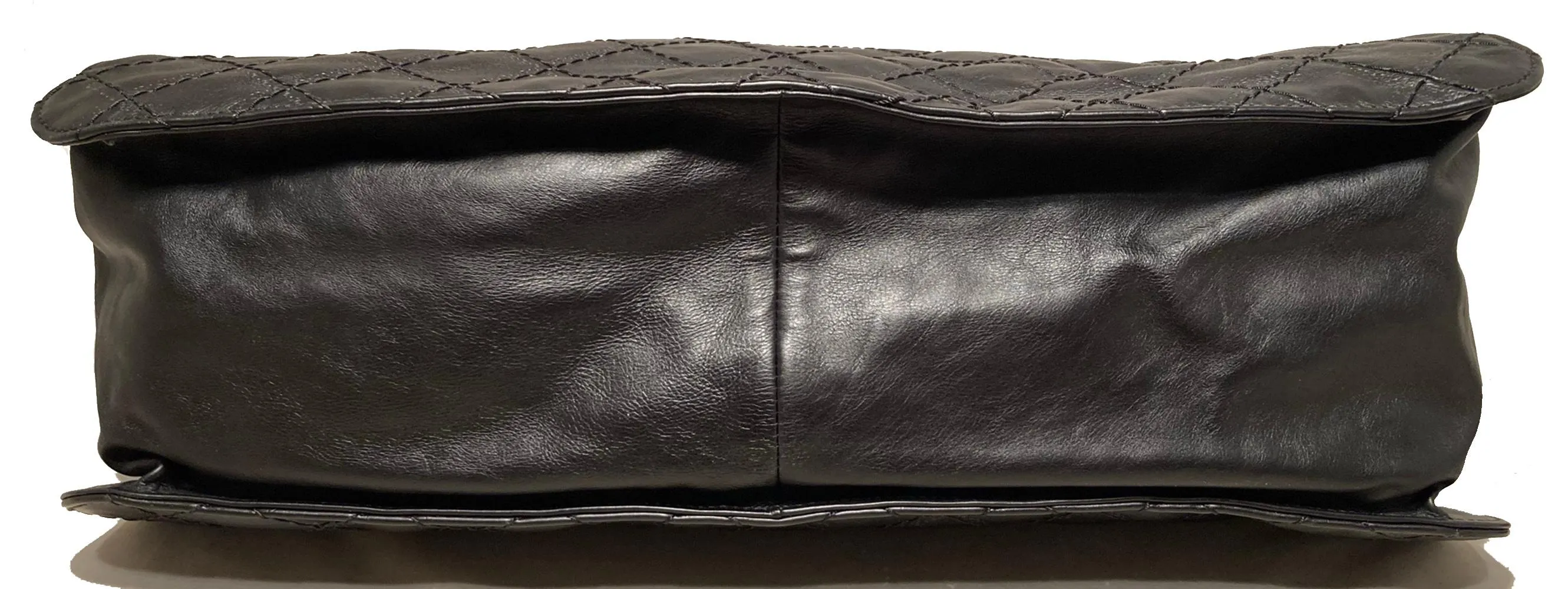 Quality Bag Top Dual-purpose Black Leather Now or never Tote Crave Chanel